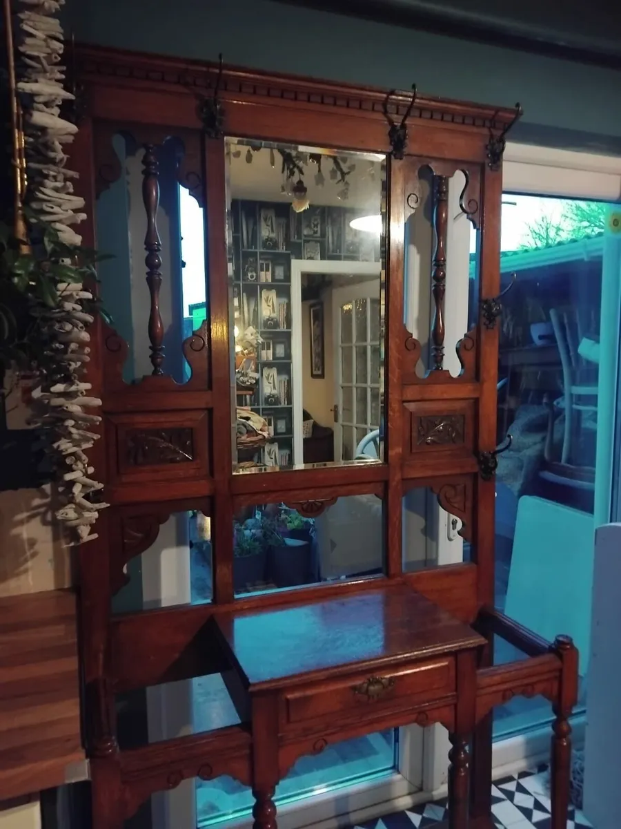 Edwardian Hall stand - Image 1