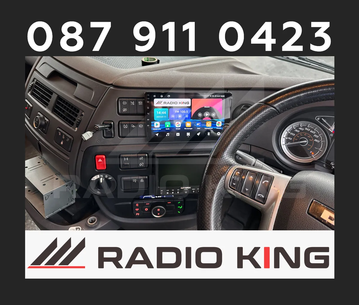 PREMIUM CARPLAY DAF Trucks ANDROID AUTO RADIO - Image 2