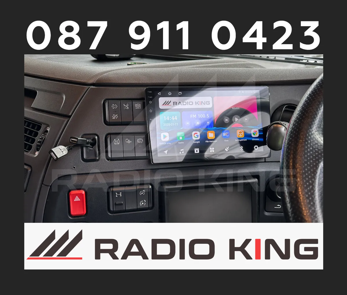 PREMIUM CARPLAY DAF Trucks ANDROID AUTO RADIO - Image 3