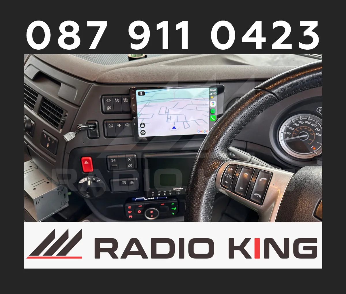 PREMIUM CARPLAY DAF Trucks ANDROID AUTO RADIO - Image 4