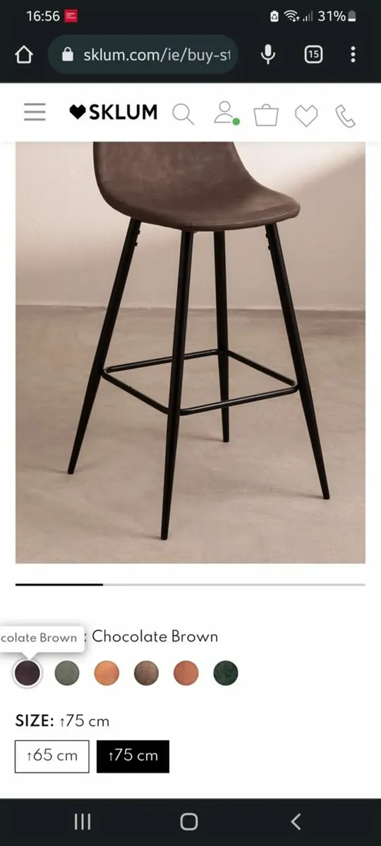 Kitchen counter chairs - Image 2