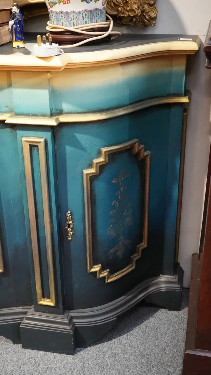 Upcycled Vintage Cabinet - Hand-Painted - Image 4