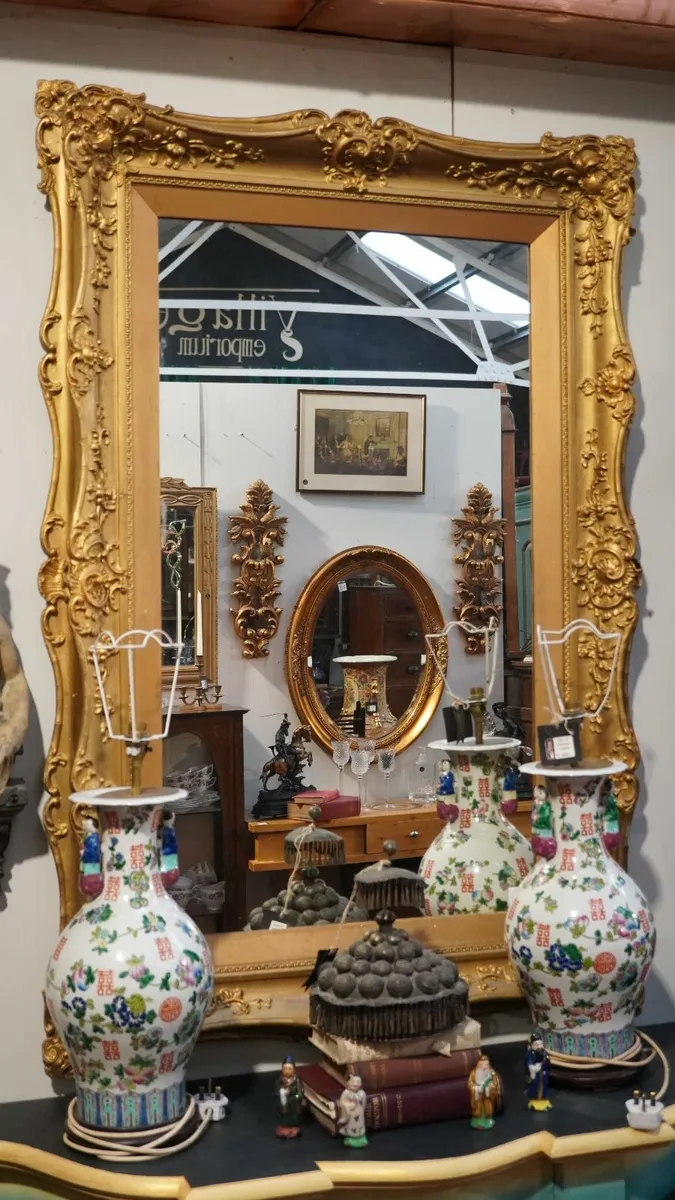 Ornate Gilded Baroque Mirror - Image 2