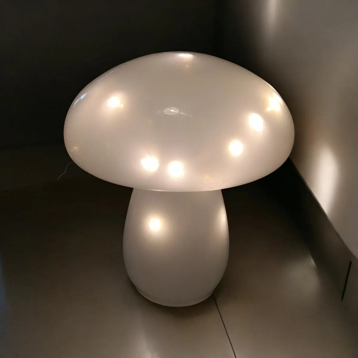 Glass mushroom led light - Image 1