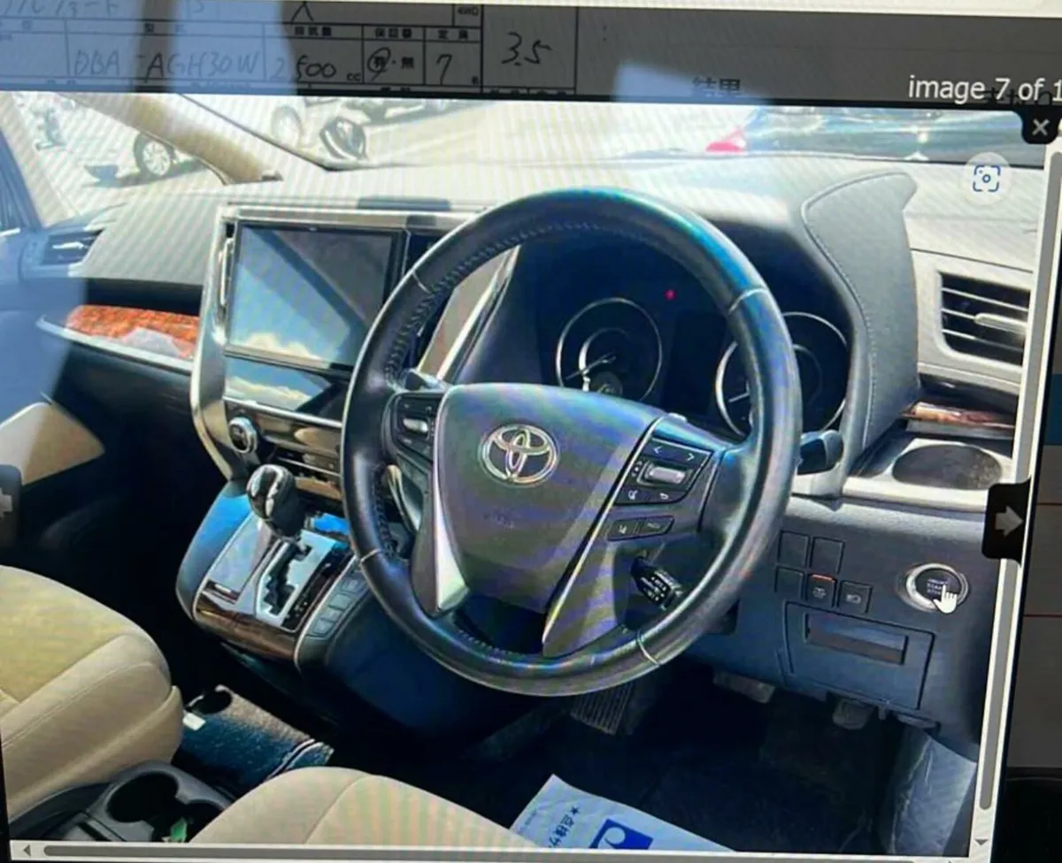 Toyota Alphard Hybrid petrol 8 seater - Image 3