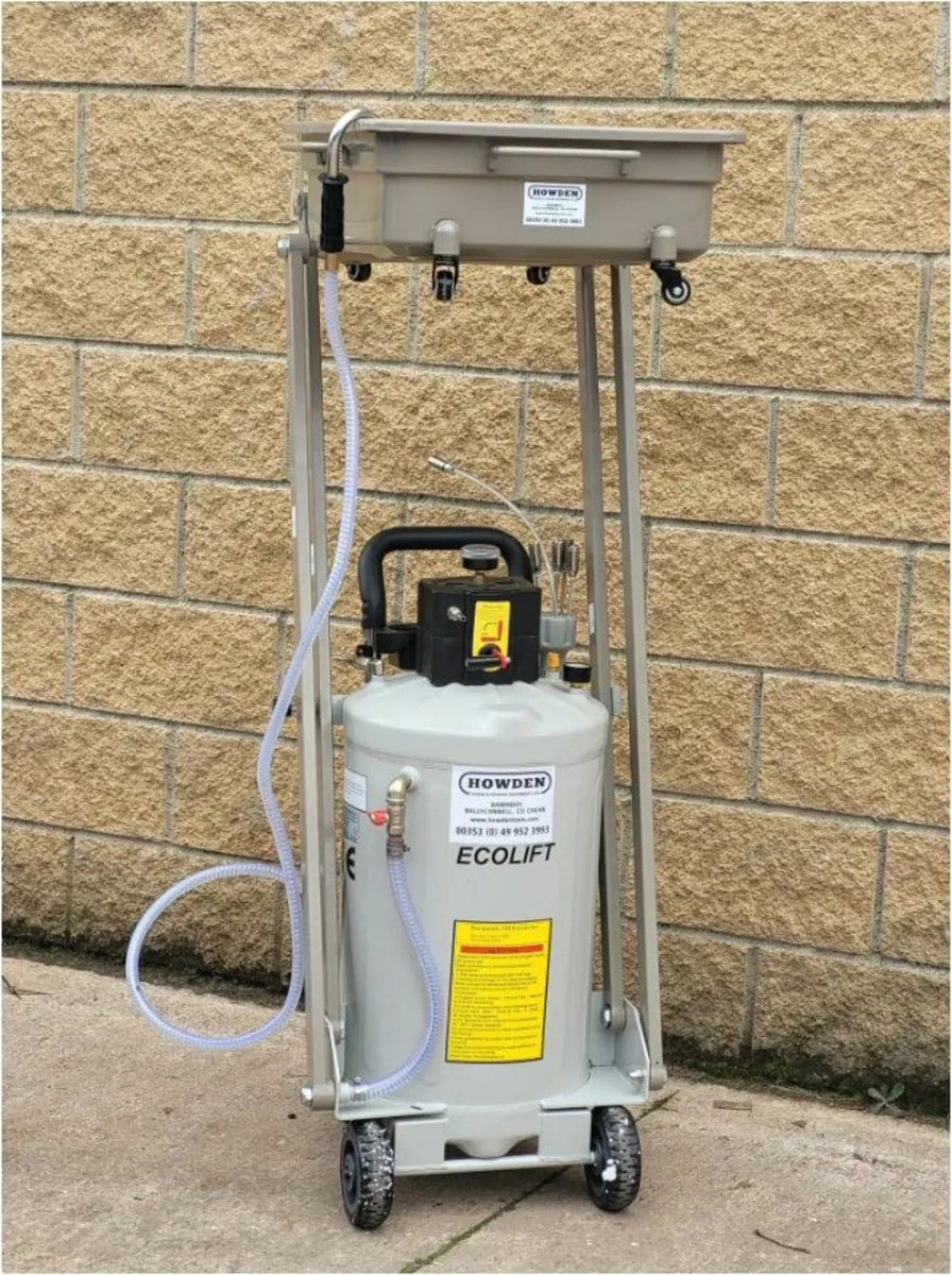 Waste 90 Ltr Oil Drainer / Extractor With Probes & - Image 1