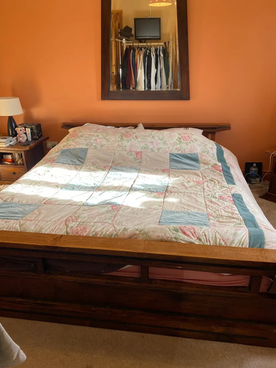 Indonesian Teak super King size bed frame - Image 2