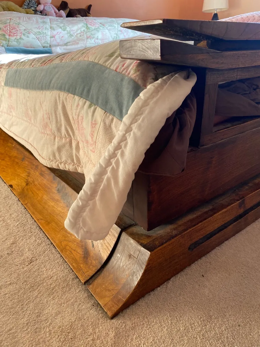 Indonesian Teak super King size bed frame - Image 3