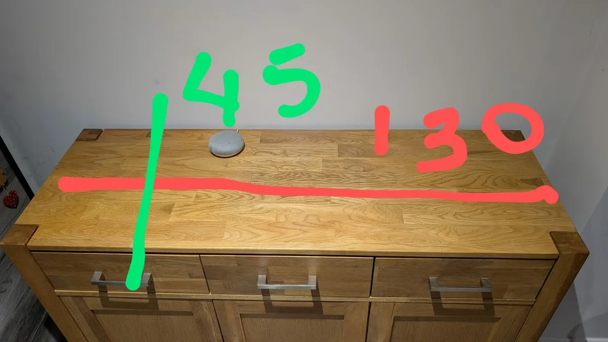 Solid Wood Sideboard / Drinks Cabinet - Image 3