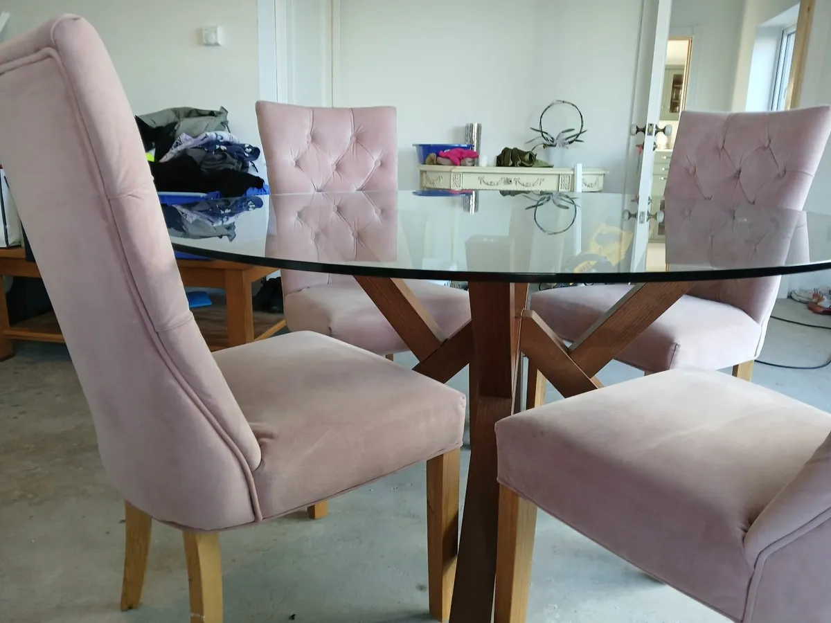 Dining Table and Chairs - Image 1