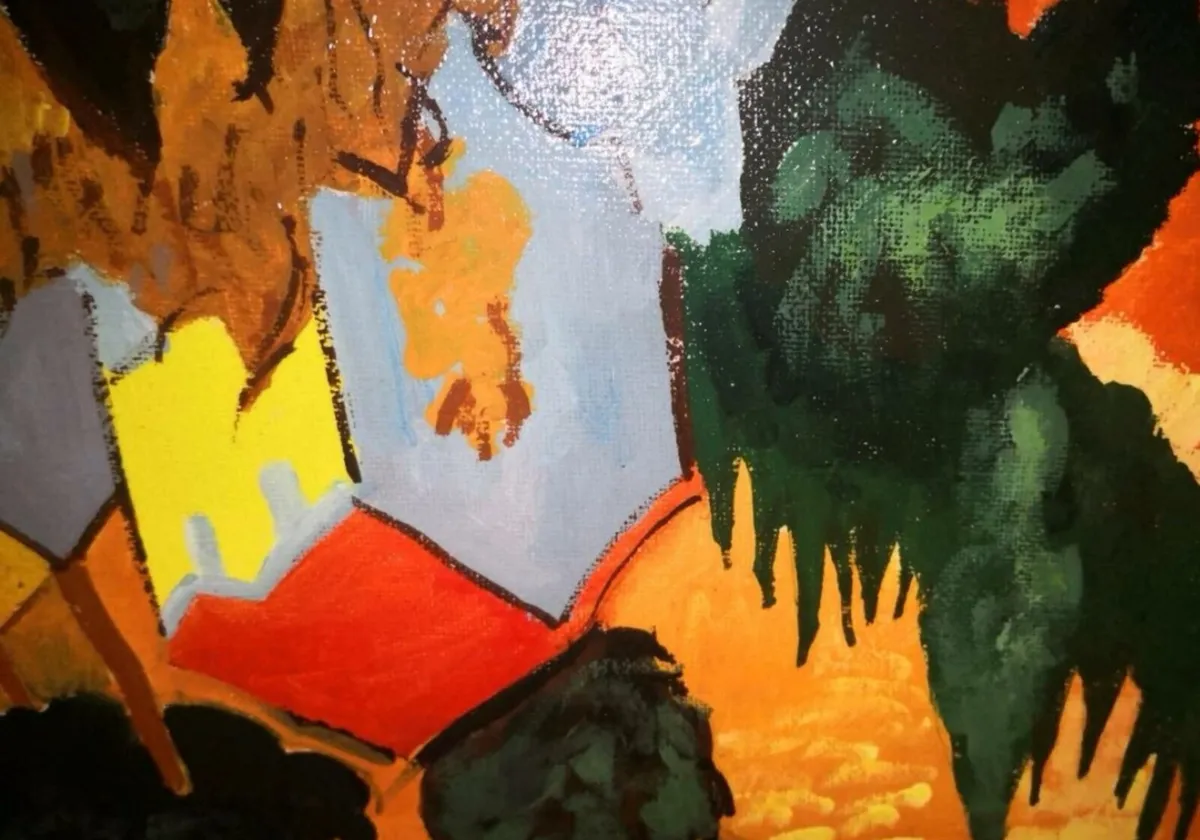 Vibrant oil painting on canvas - Image 2