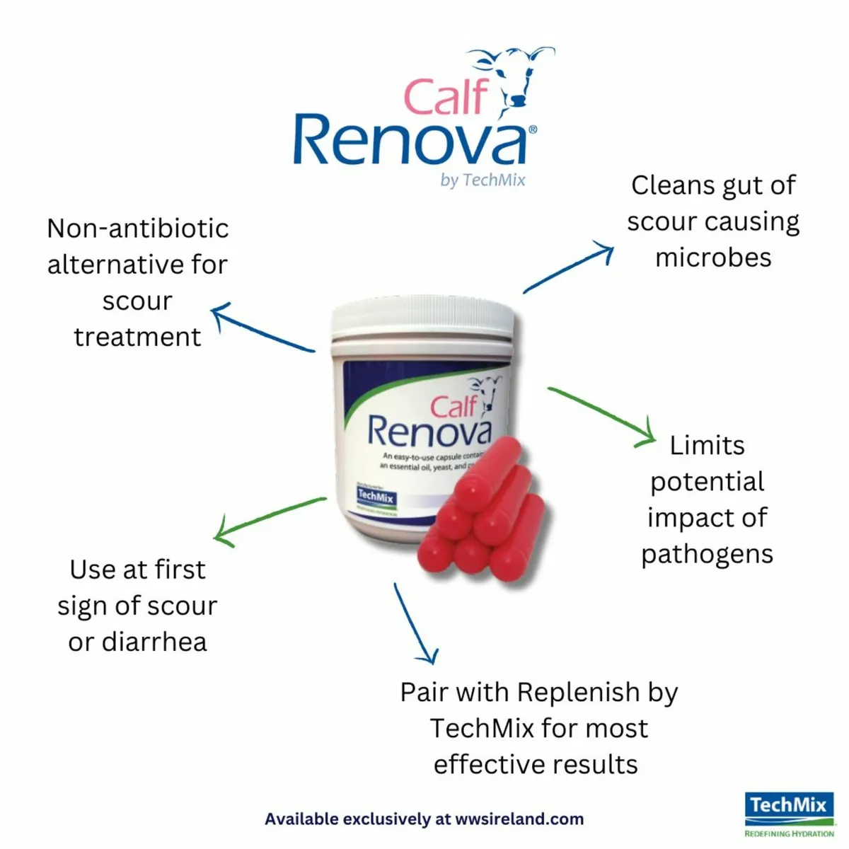 Techmix Calf Scour & Hydration Treatment - Image 3