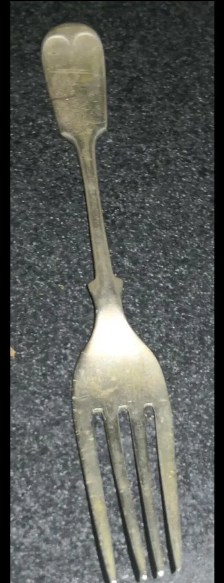 Irish Banba silver fork - Image 1
