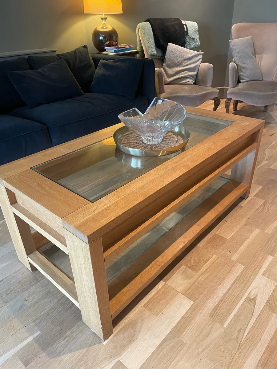 Solid Oak Coffee Table - Image 3