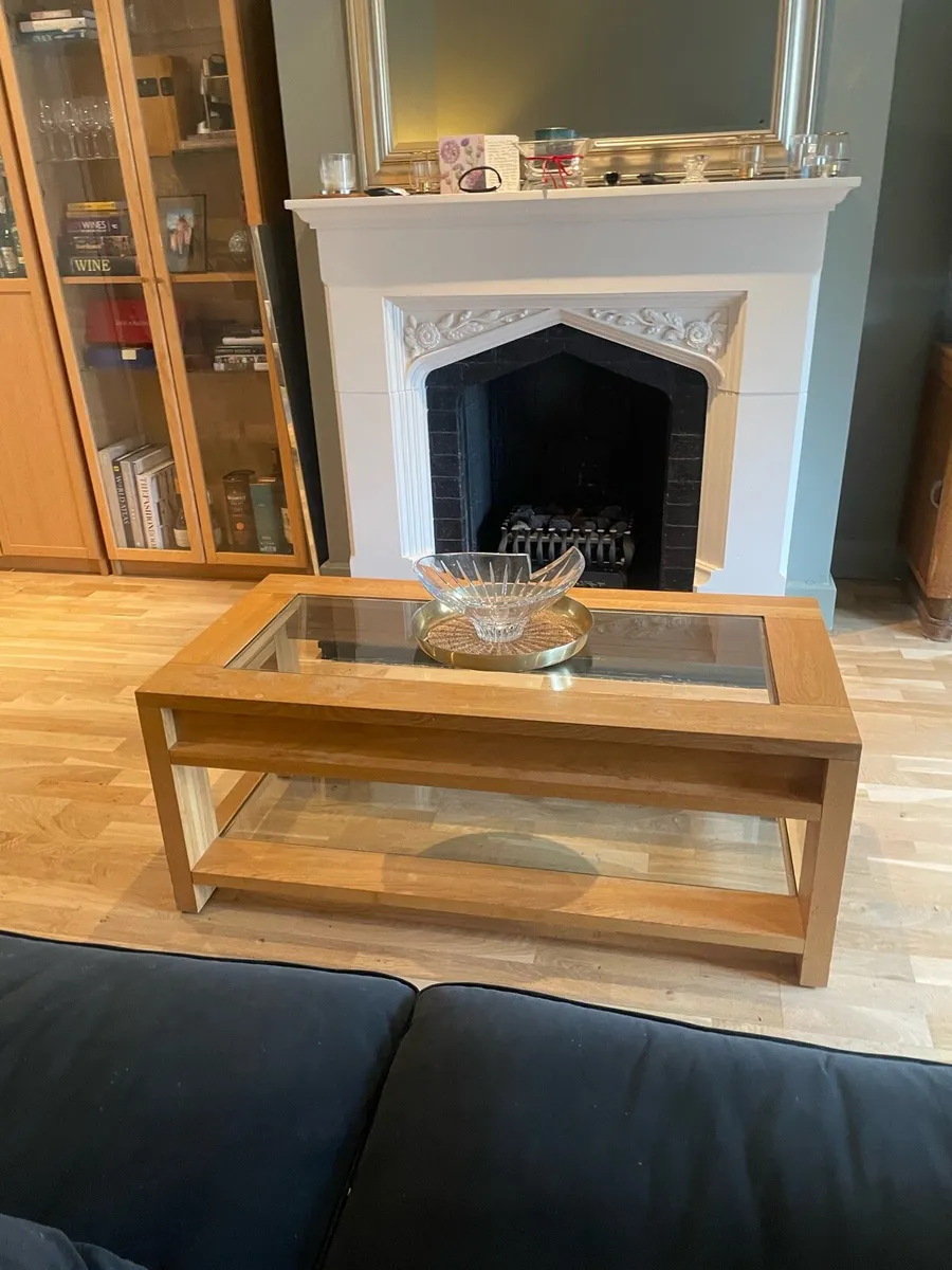 Solid Oak Coffee Table - Image 4