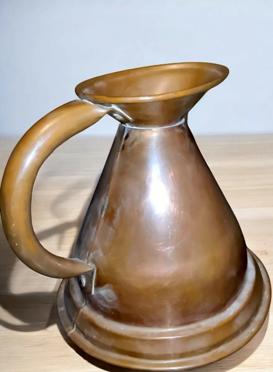 Large copper pitcher - Image 1