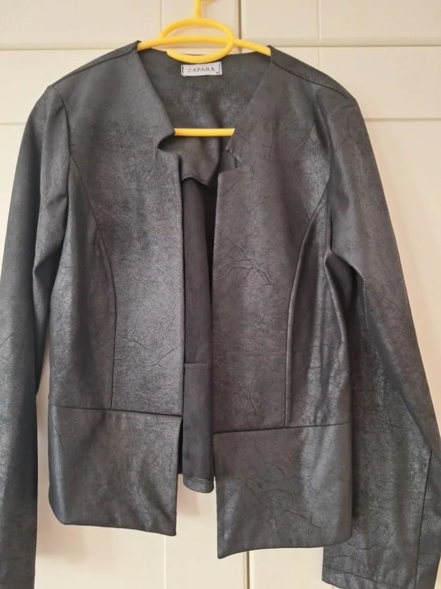 Zapara faux leather jacket - Image 2