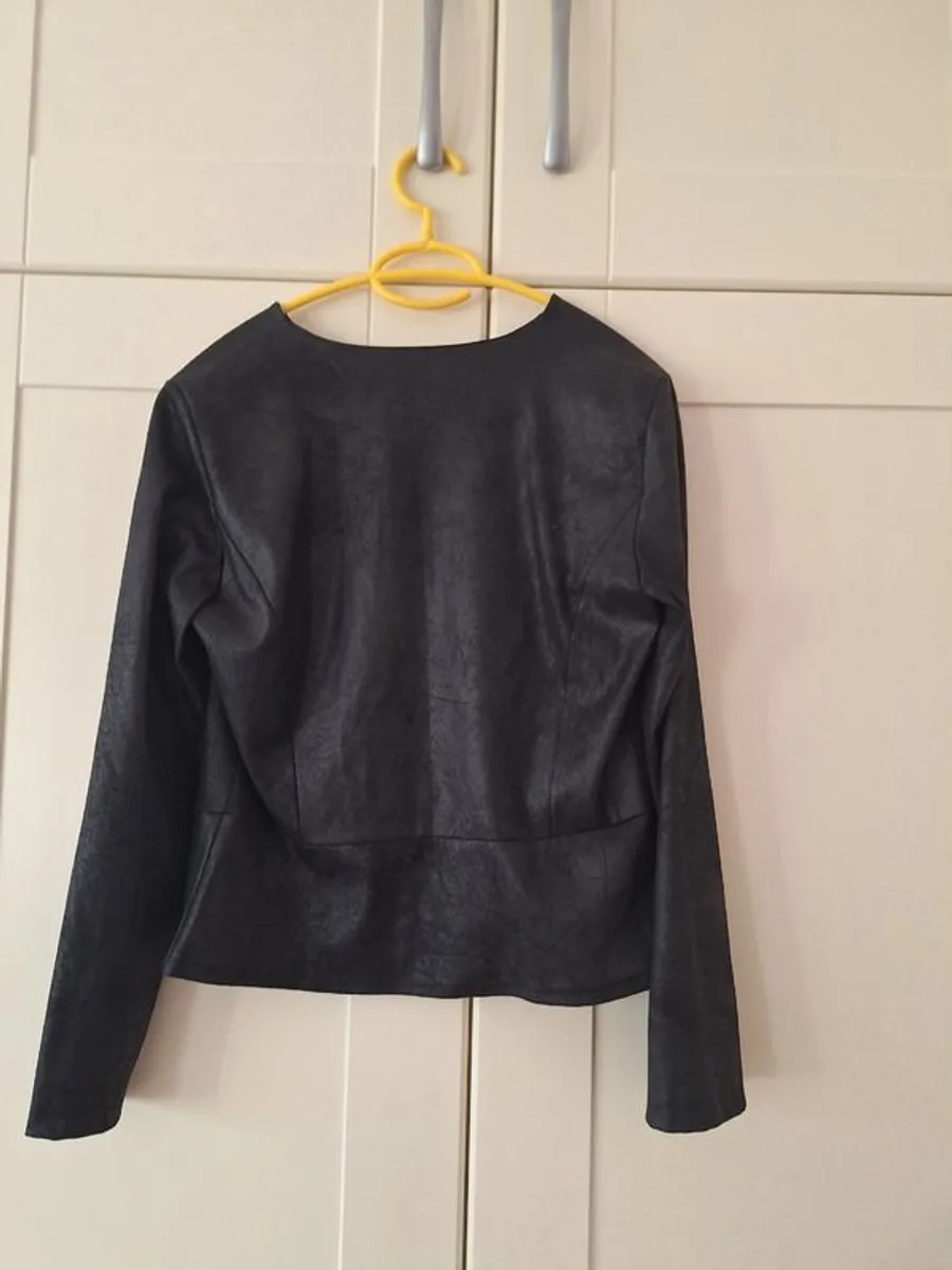 Zapara faux leather jacket - Image 3