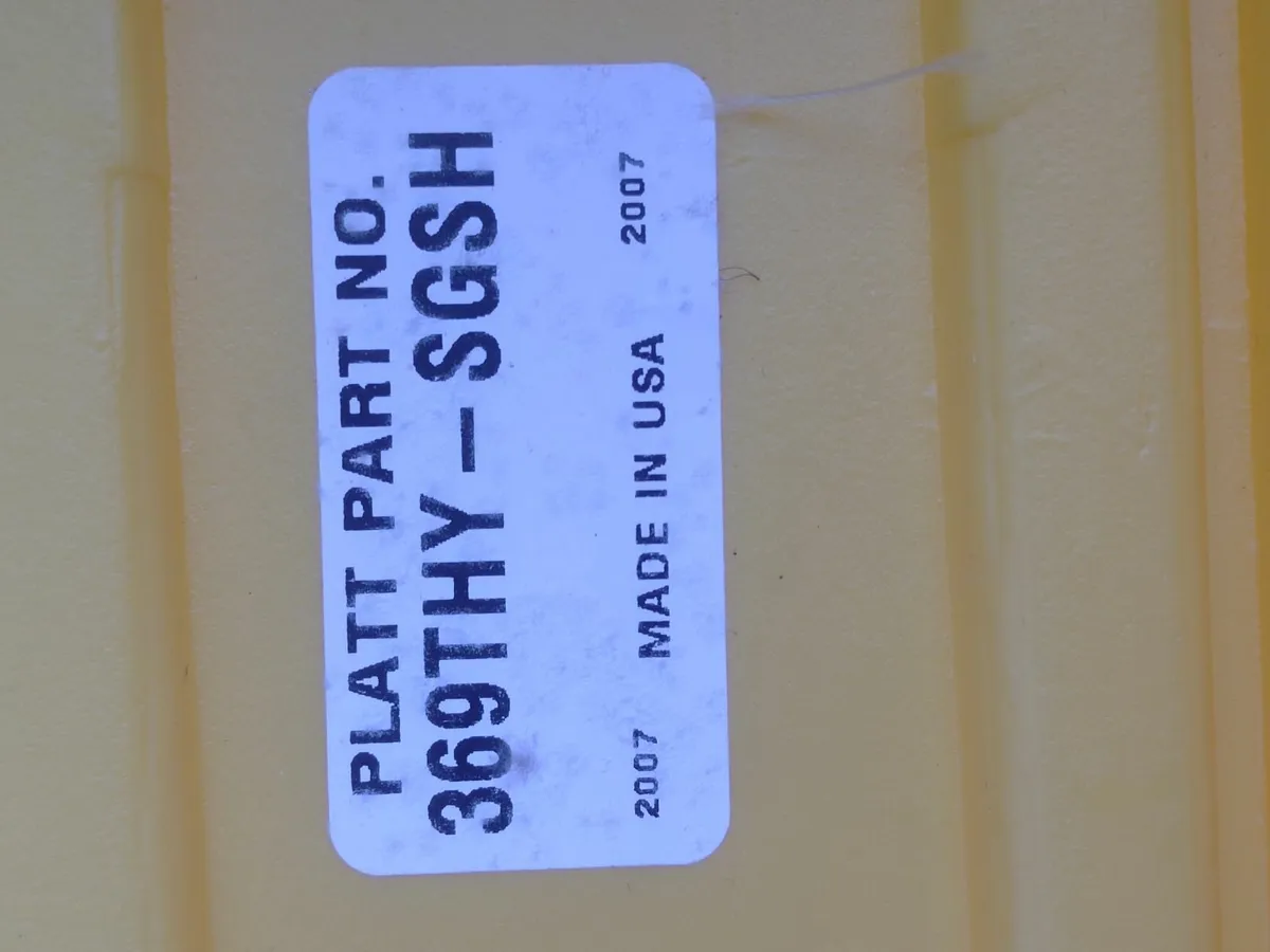 Platt 369THY-SGSH Yellow Super-Size Tool Case - Image 2