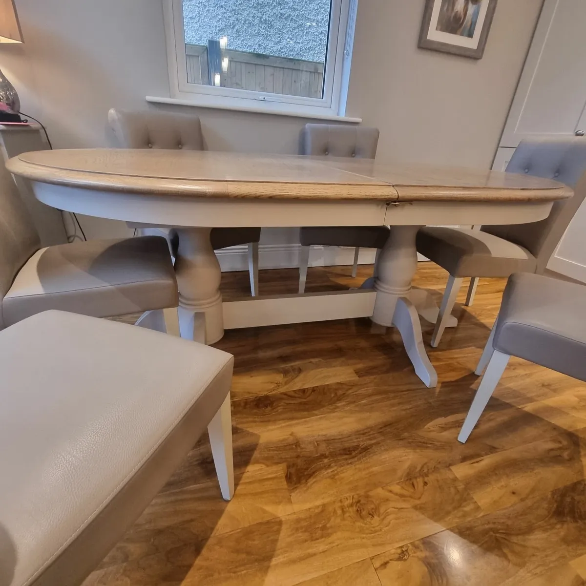 Modern Dining Table & Chairs & Dresser - Image 2