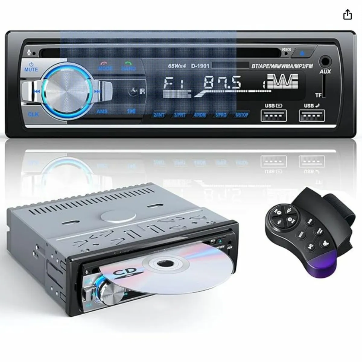 CENXINY Autoradio , CD Bluetooth, RDS Autoradio