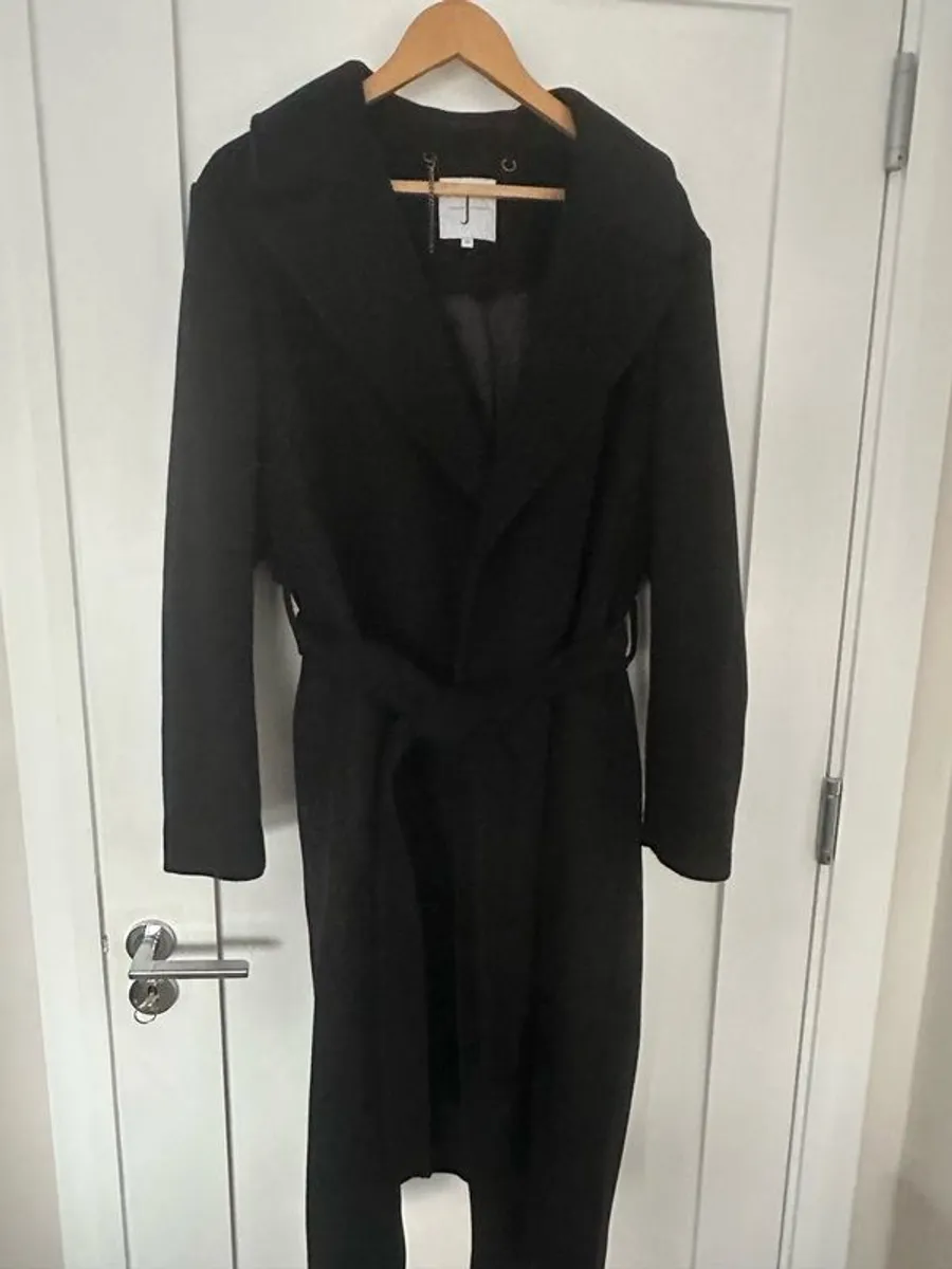 PRICE REDUCED Jasper Conran Black Ladies Wool Coat - Image 1
