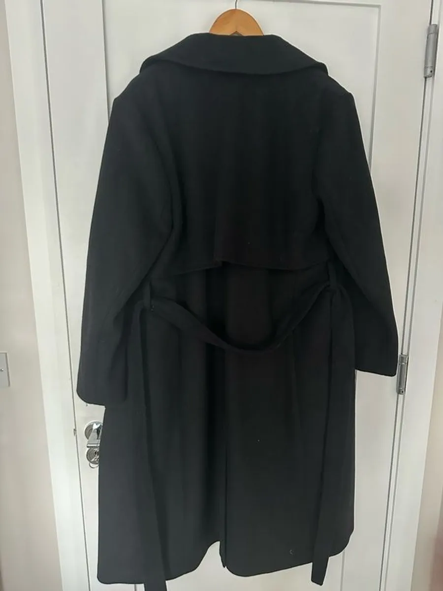 PRICE REDUCED Jasper Conran Black Ladies Wool Coat - Image 3