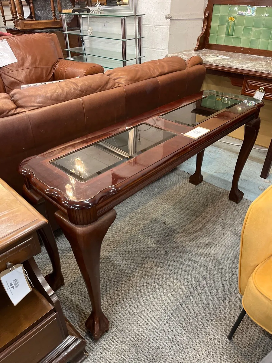 MAHOGANY CONSOLE TABLE @CJM - Image 1