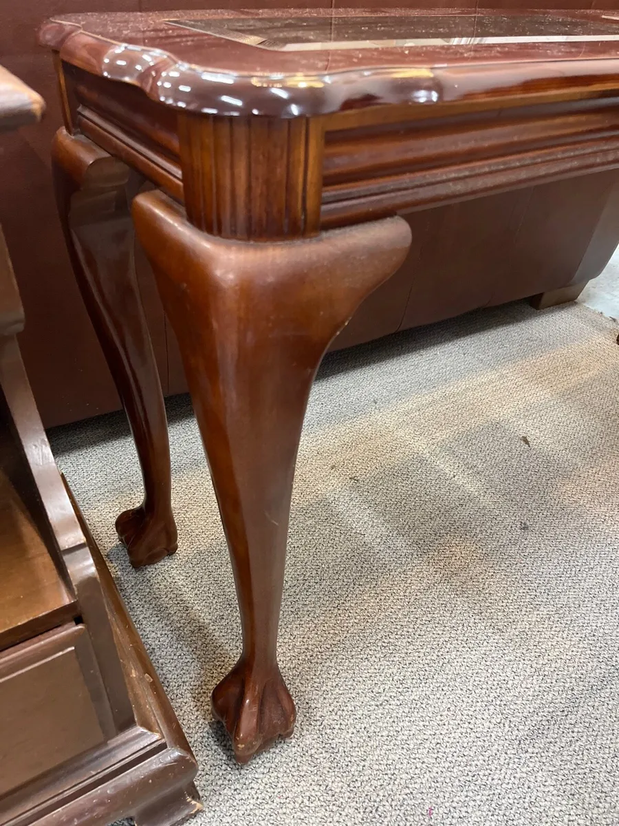 MAHOGANY CONSOLE TABLE @CJM - Image 3