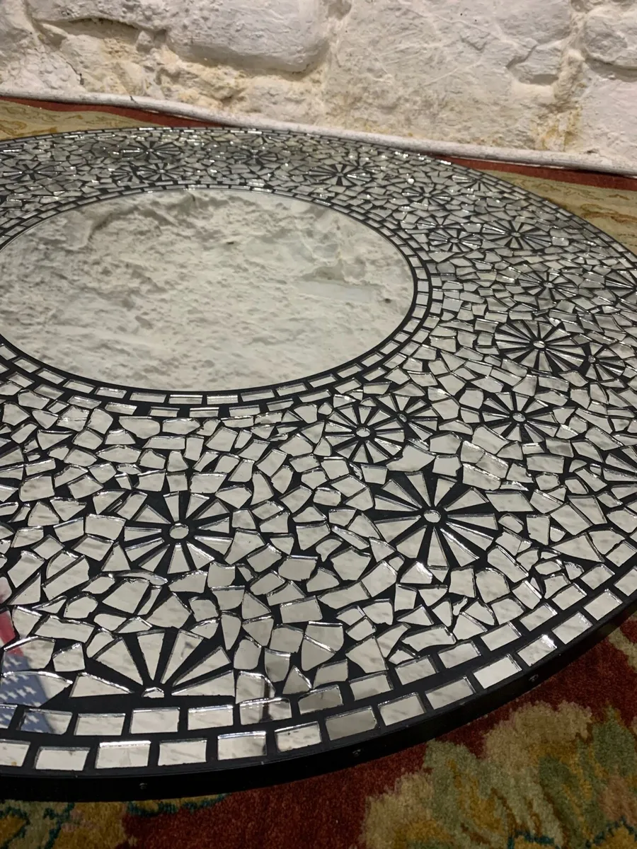 Large circular mosaic Mirror - Image 1