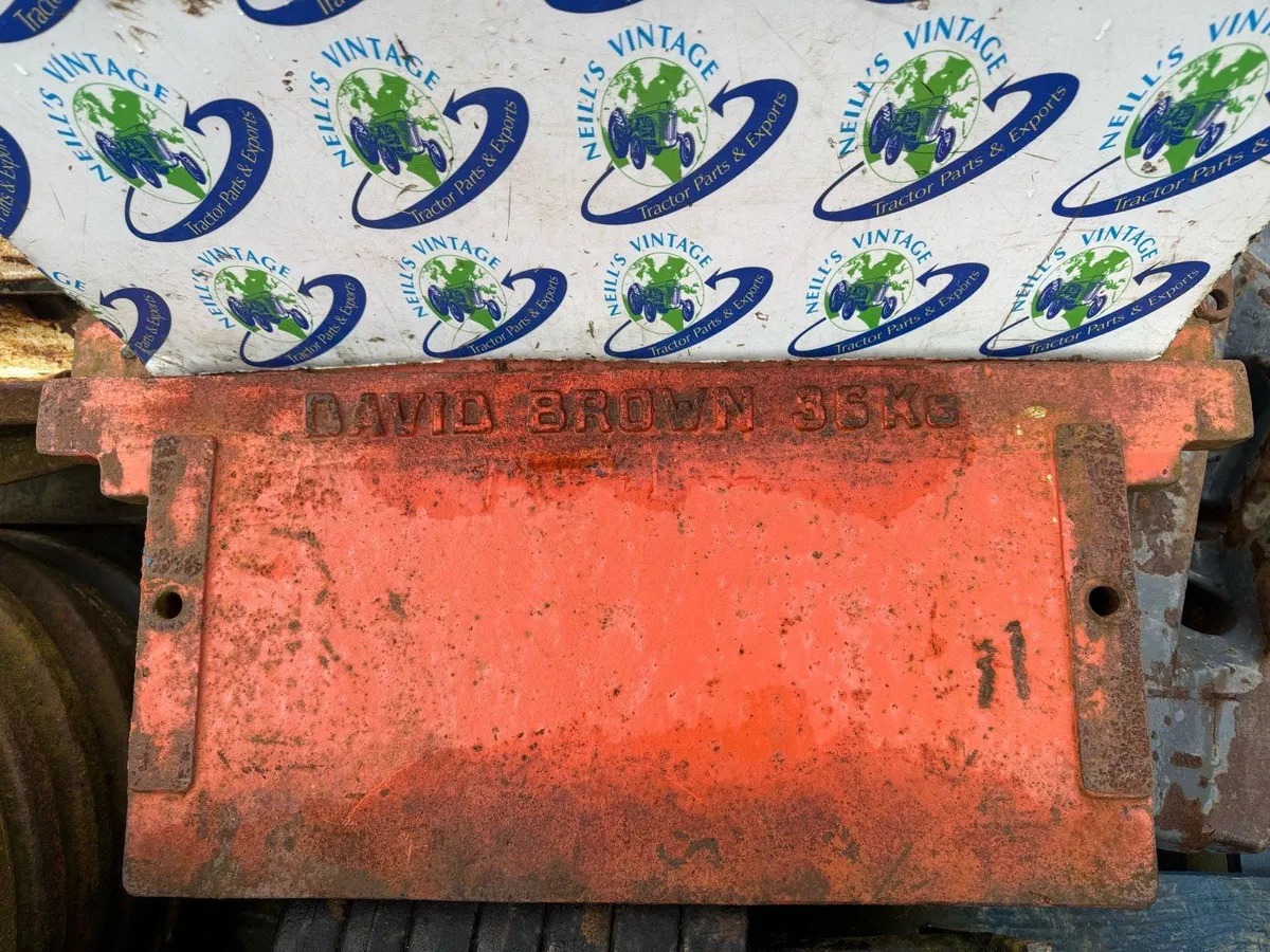 Selection of David Brown Tractor Weights - Image 2
