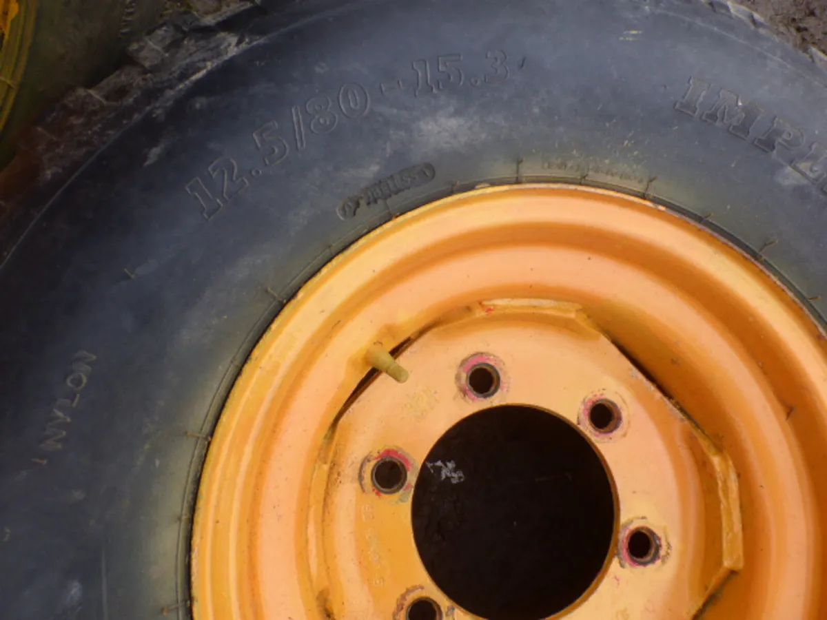 Pair of 6 Stud 12.5/80 -15.3 Wheels - Image 3