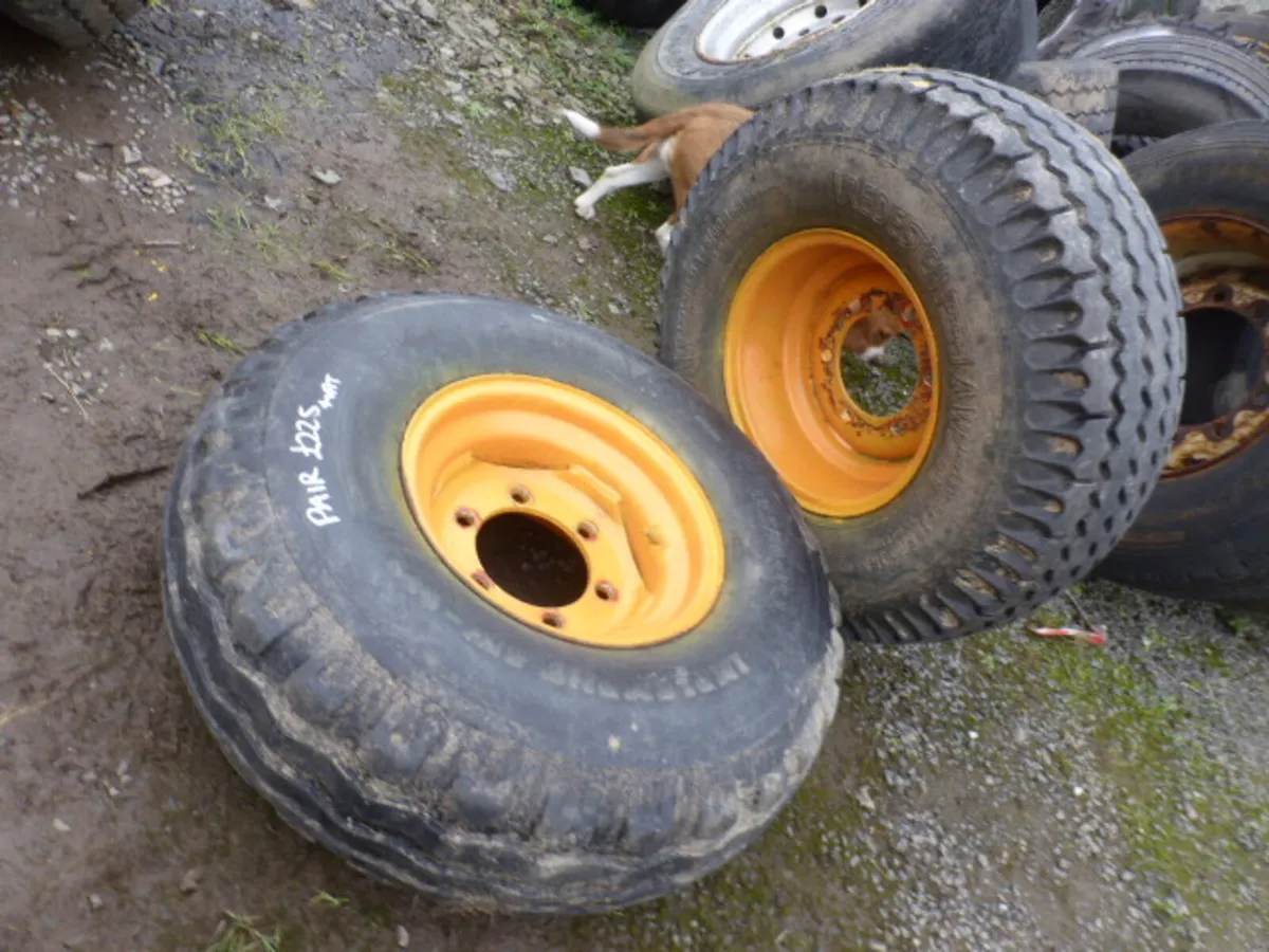 Pair of 6 Stud 12.5/80 -15.3 Wheels - Image 2
