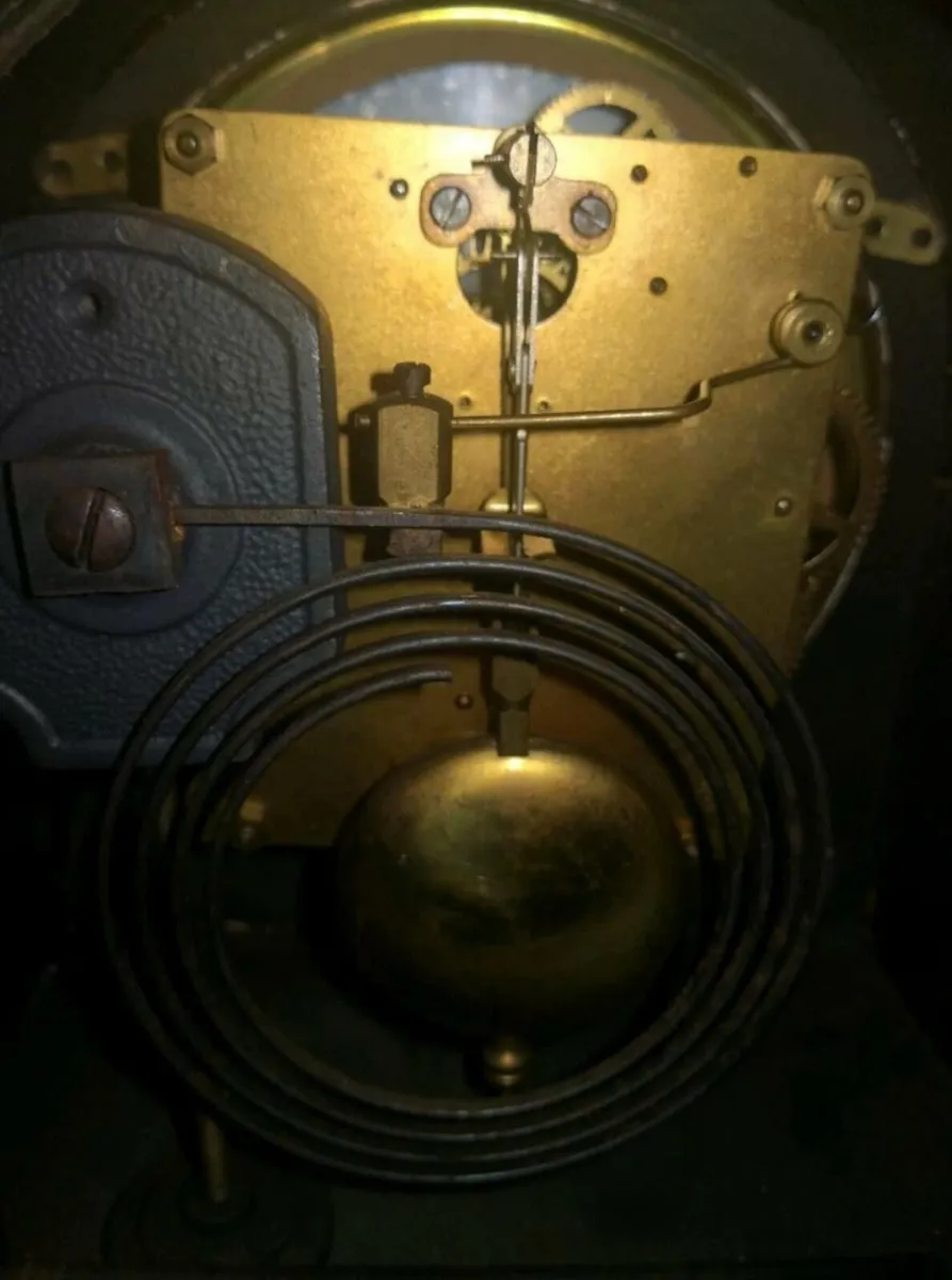 Antique Haller mantel xlock - Image 4