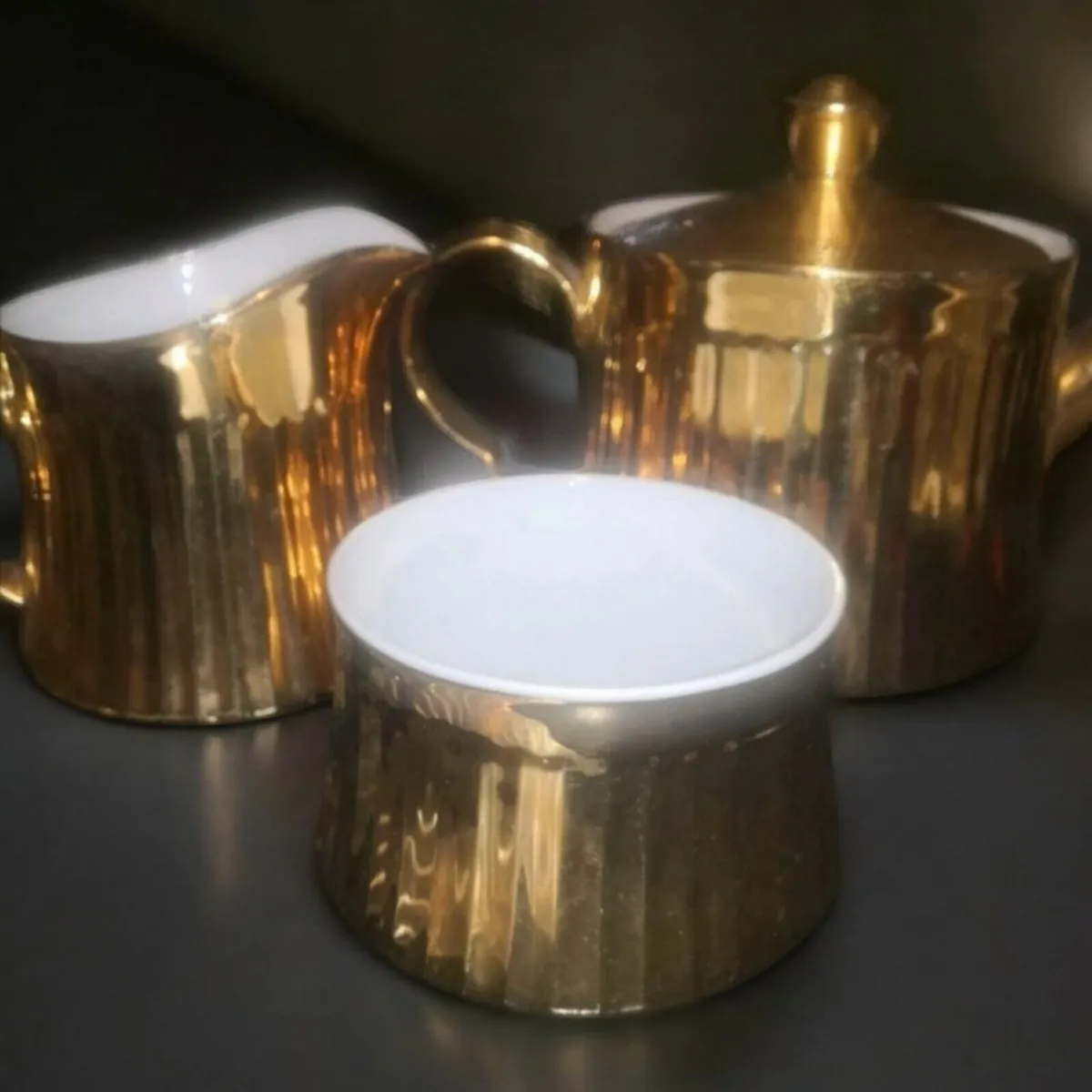 Stunning gold Royal Worcester service set - Image 2