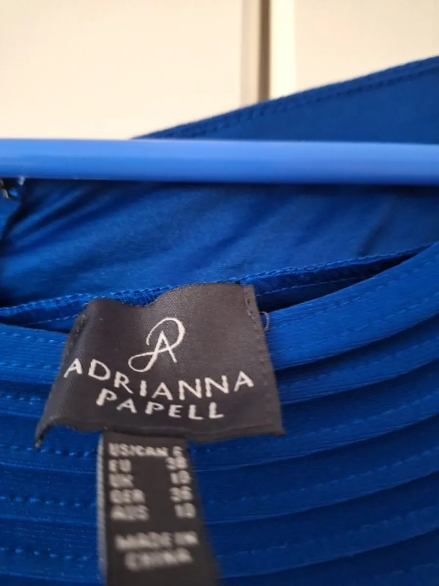 Andrianna Papell Blue Bodycon dress size 10 - Image 2