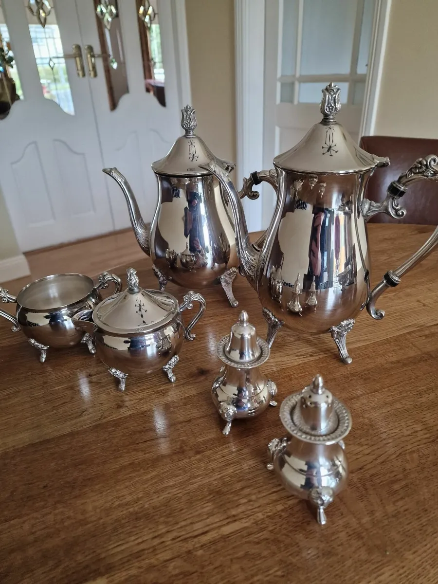 Silver Collectible Tea Set - Image 1
