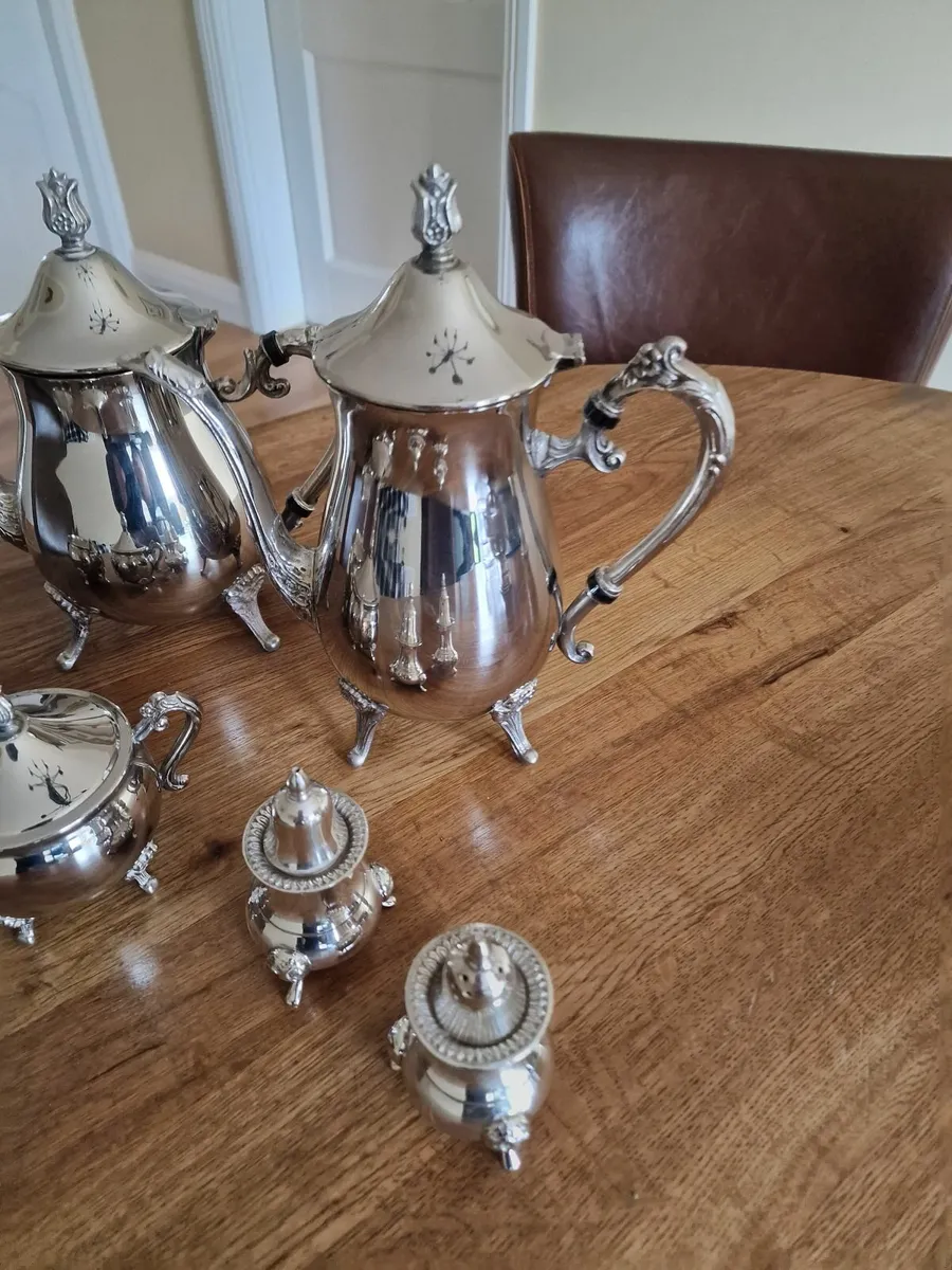 Silver Collectible Tea Set - Image 3