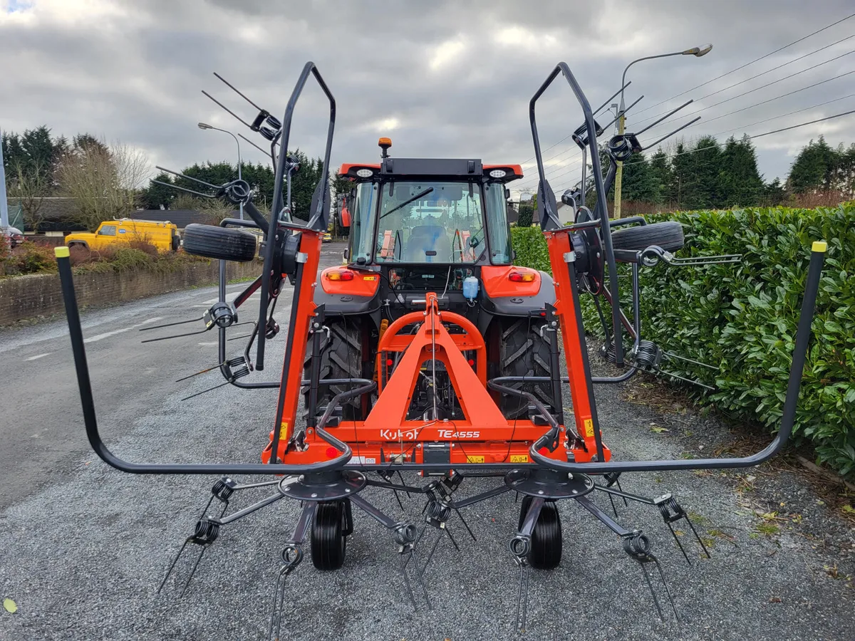 Kubota 4555 Tedder 0% Finance - Image 2
