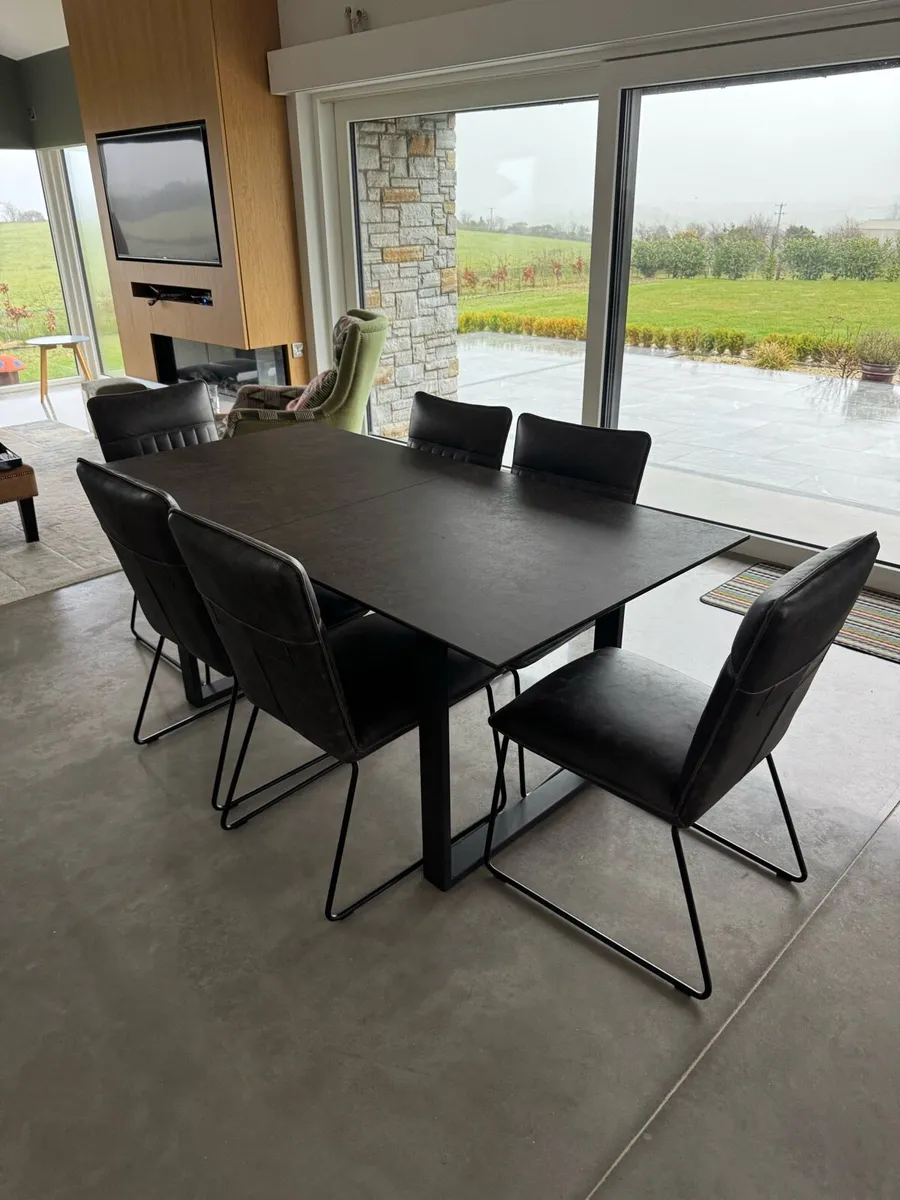 6/8 Seater Table & Chairs - Image 1