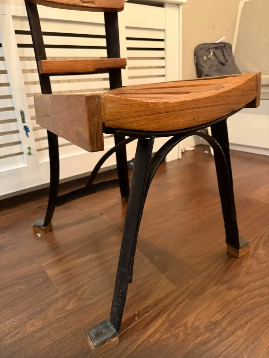 Solid wood decorative chair - Image 4