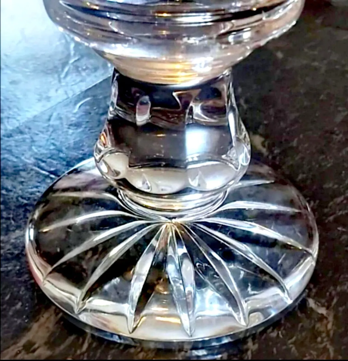 Waterford crystal candle holder - Image 1