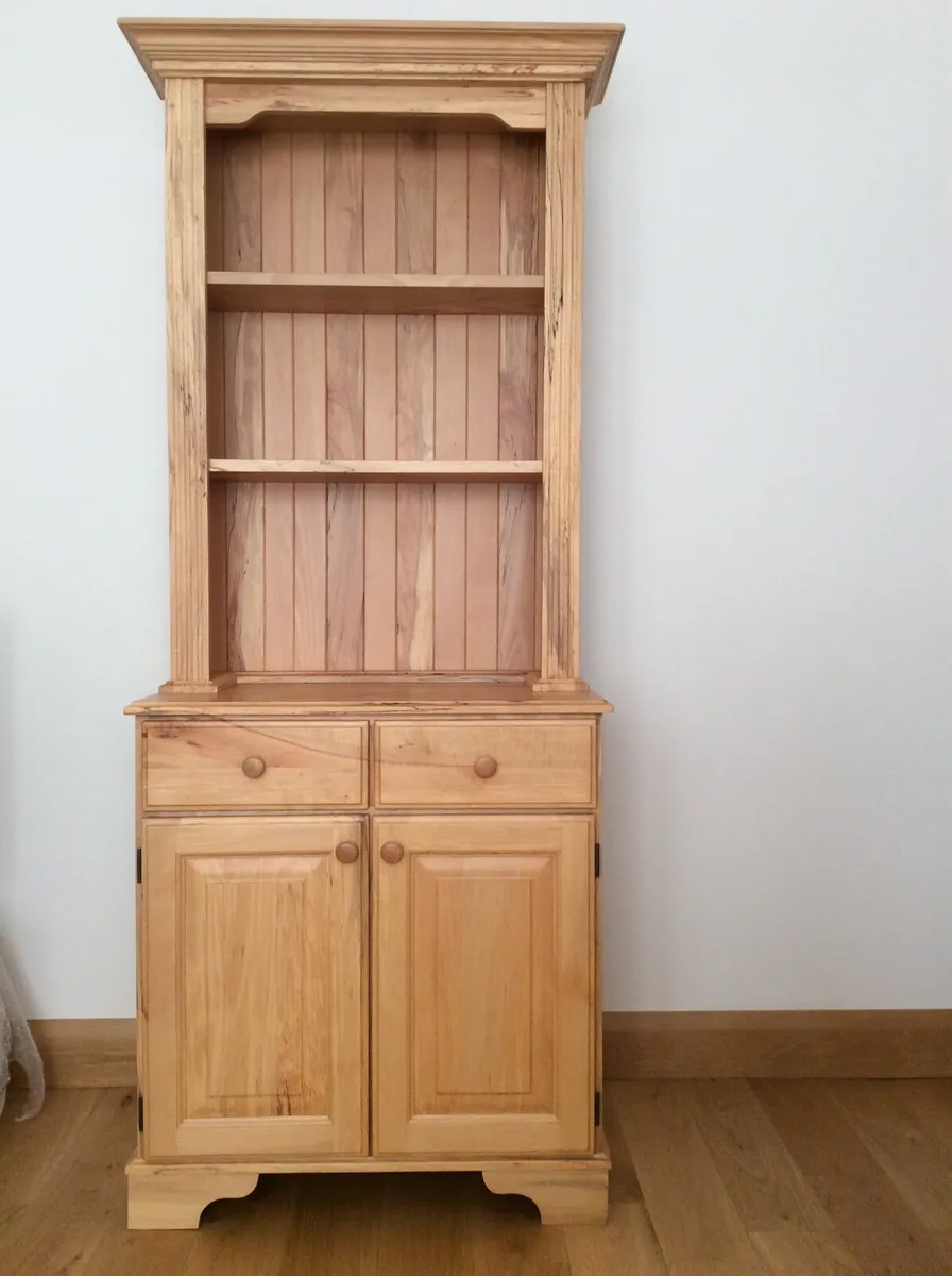 Solid hand made spalted beech dresser - Image 1