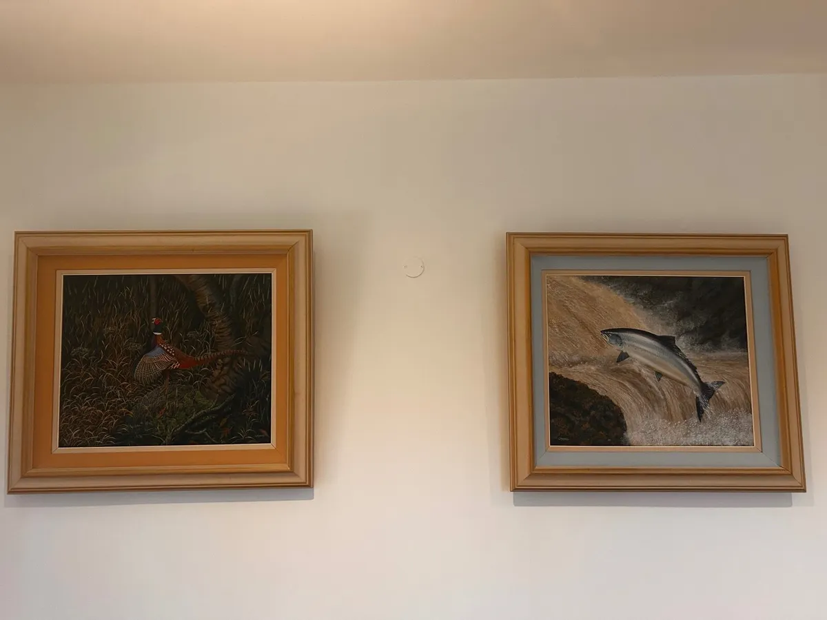 Two Original Oil on Canvas Paintings by G.M. King - Image 1