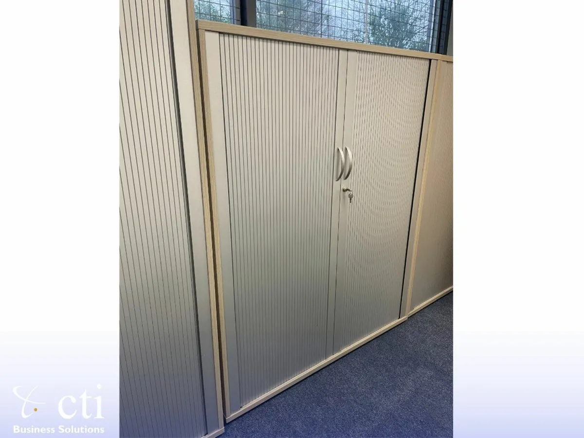 5 X Artic Oak Tambour Units - Grade A - Image 4