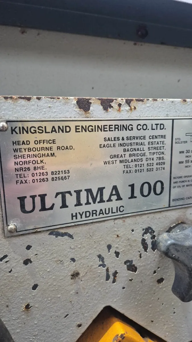 Ironworker - Kingsland Ultima 100 Double Punch - Image 2