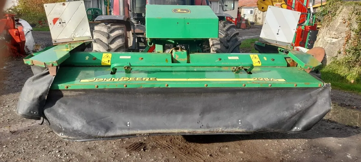John Deere 328A nine foot front mower - Image 2