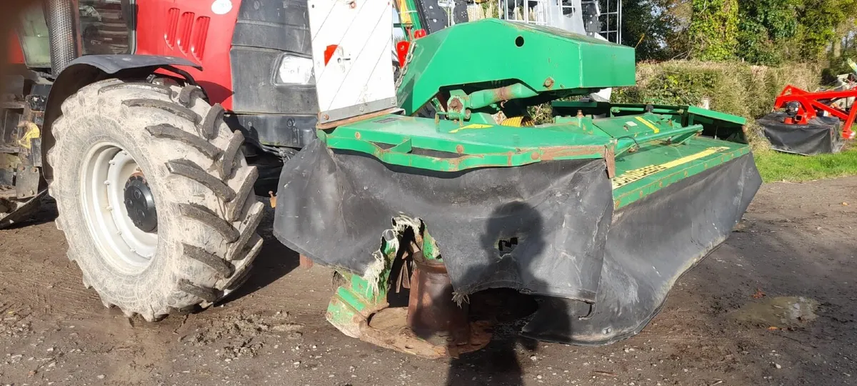 John Deere 328A nine foot front mower - Image 3
