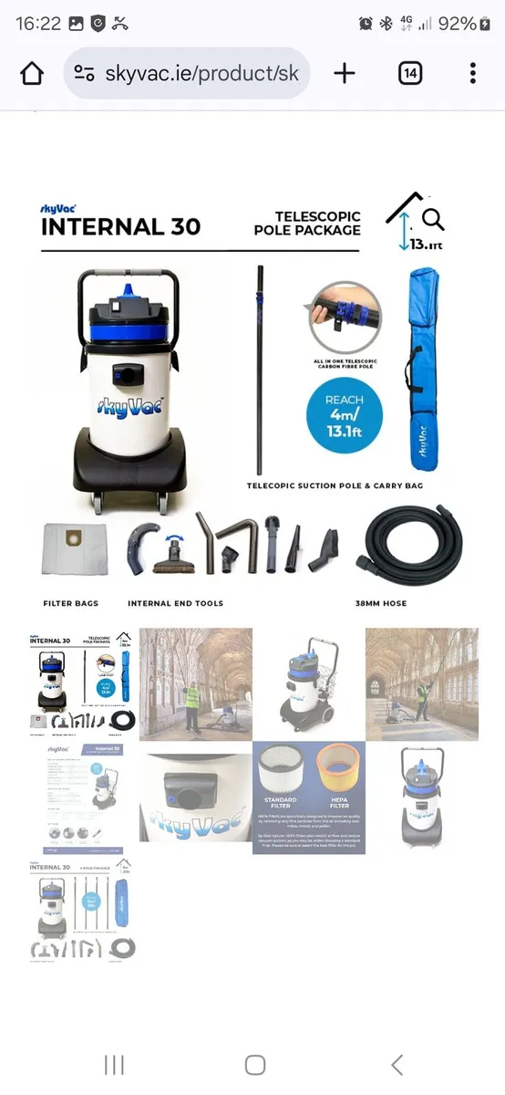 High level Vacuum System/ Hoover - Image 1