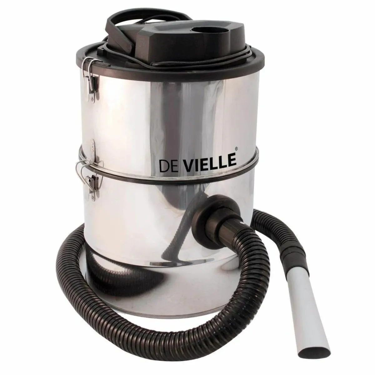 De Vielle 1200W Stainless Steel 25L Ash Vac - Image 1